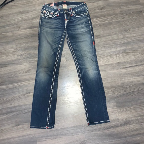 Authentic Women's size 25 True Religion Billy Super T Jeans - Picture 6 of 7